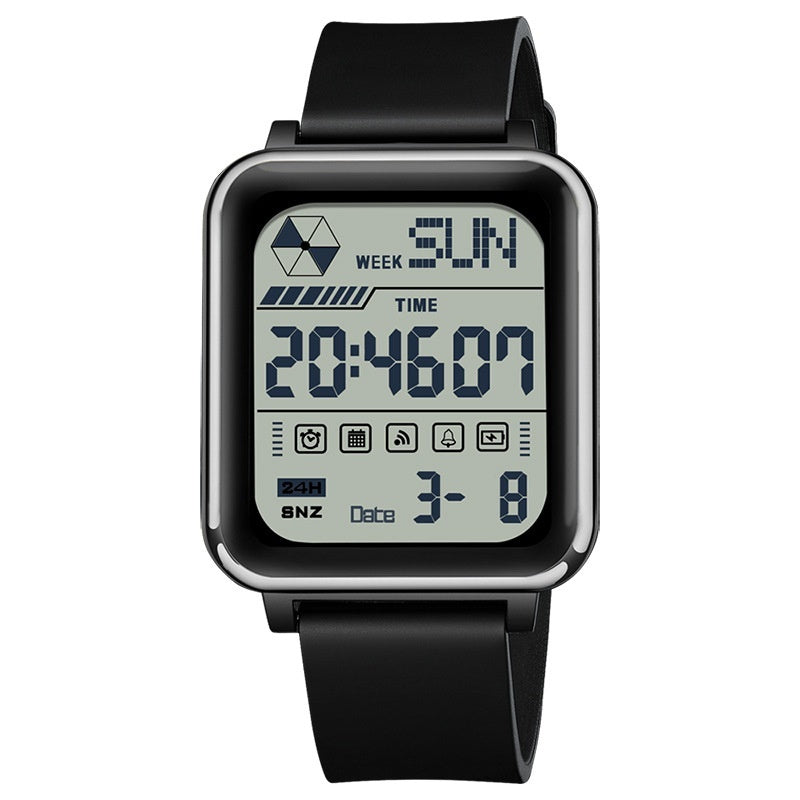 Creative Multifunctional Waterproof Square Sports Watch