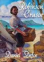 Robinson Crusoe: A novel by Daniel Defoe about a castaway who spends 28 years on a remote tropical desert island encountering cannibals - Paperback