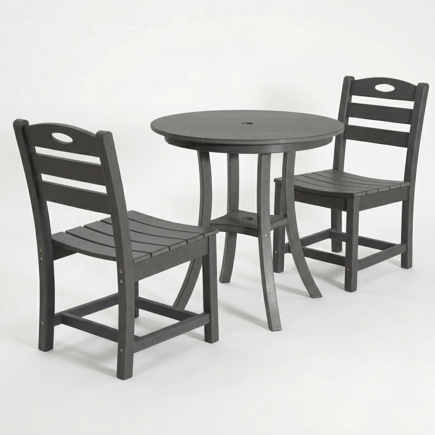 Outdoor Bistro Dining Set Round Table 2 Seat