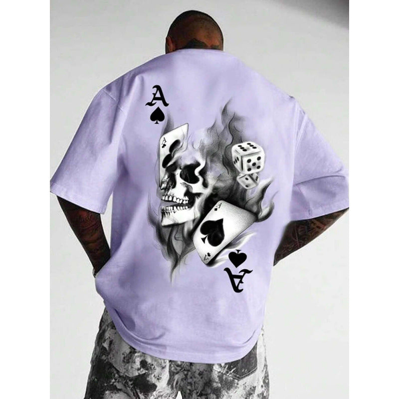 Summer Outdoor Casual Men's T-shirt Seaside Surf