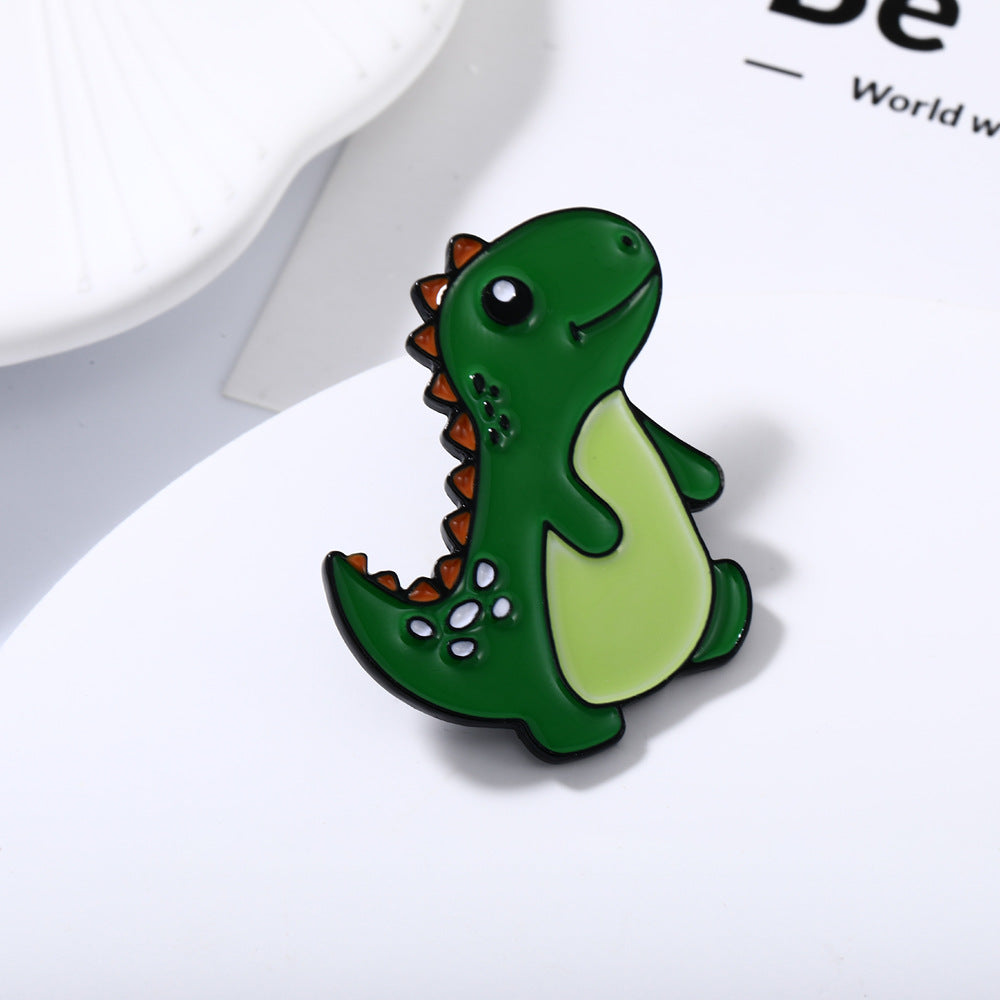 Cartoon Creative Cute Mini Dinosaur Brooch