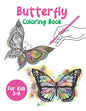 Butterfly Coloring Book For Kids 3-6: Beautiful Butterfly Designs Coloring Book - Paperback
