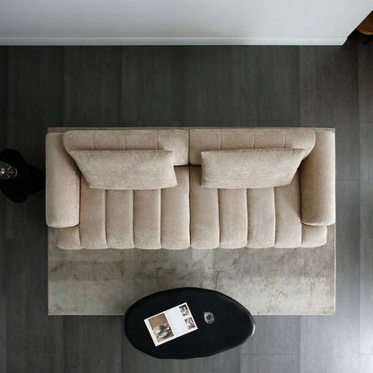 4 Seater Sectional Sofa For Living Room Spaces - Camel