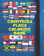 Countries Flags Coloring Book: Atlas Flags - Paperback