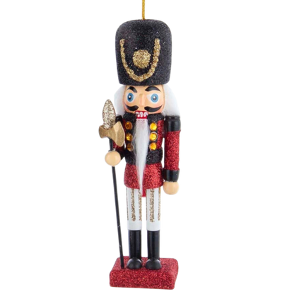 The Royal Drummer with Busby Hat Nutcracker Ornament