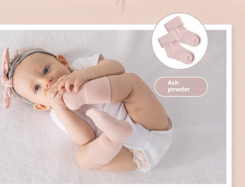 Spring And Autumn Mid-Calf Baby Socks