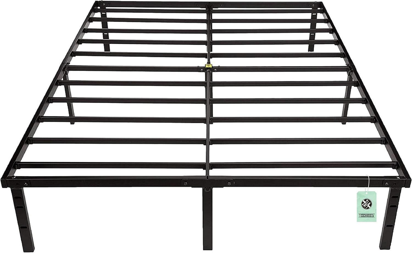 Full Platform Bed Frame With Storage Noiseless Heavy Duty