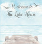 Lake house guest book (Hardcover) for vacation house, guest house, visitor comments book - Hardcover