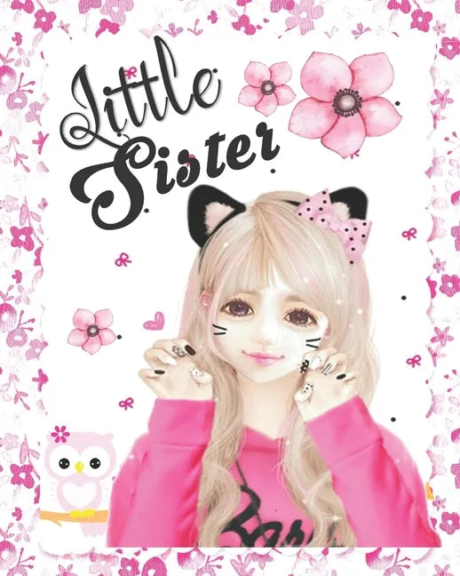 Little Sister: Puzzle Game Spot the Differences Maze Sudoku Word Search are Children Activities Book for Young Preschool Kids Age 4-8 - Paperback