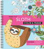 Color & Frame - Sloth (Adult Coloring Book) - Spiral