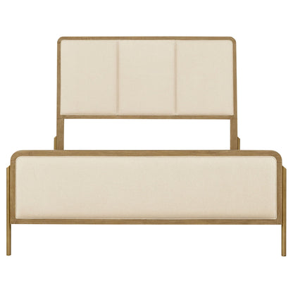 Arini 56-inch California King Panel Bed Cream and Sand Wash