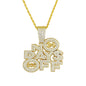 Men's And Women's Fashion Personalized Letters Alloy Pendant Necklace