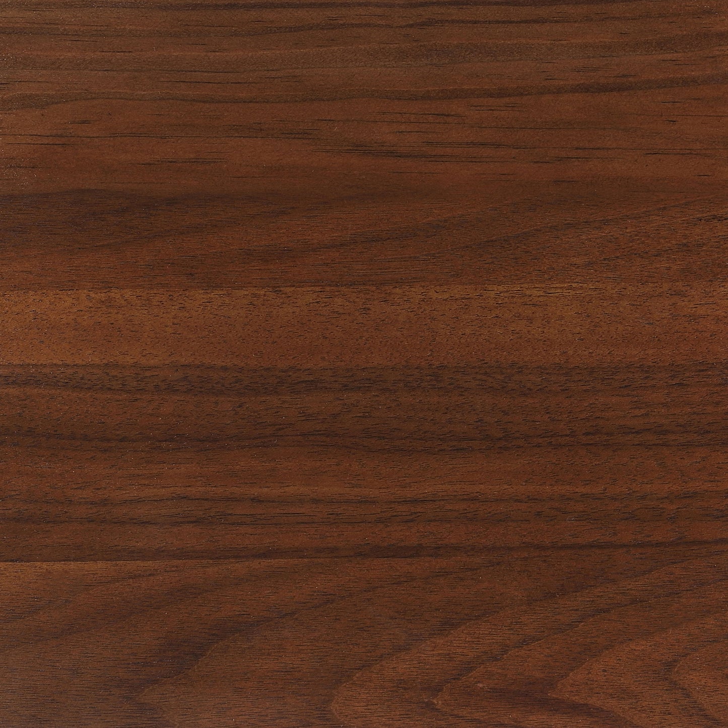 Nightstand Mid-Century Modern Dark Walnut 2-Drawer Gunmetal Hardware 27 In
