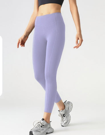 Mesh Side-pocket Stretchy Athletic Leggings
