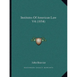 Institutes of American Law V4 (1854) - Paperback