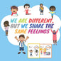 We Are Different, but We Share The Same Feelings: Emotions & Feelings Books For Kids - activity book for preschool - Paperback