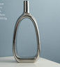Nordic Style Heart Hollow Out Electroplated Ceramic Vase Decoration