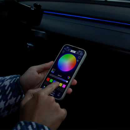 Streamer LED Ambient Light for Model 3/Y (2020-Present) | App Controlled