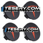 Wheel Center Cap Kit with Puller for Model 3/Y/S/X | 4 Hub Caps + 20 Lug Nut Covers