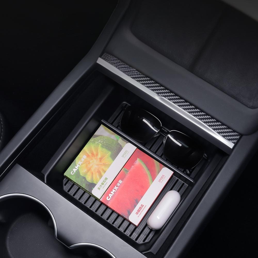 Center Console Storage Box for Model 3 Highland & Model Y Juniper | 3 Locations