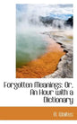Forgotten Meanings: Or, an Hour with a Dictionary - Paperback