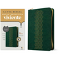 Biblia Ultrafina Ntv de Zíper, Con Filament (Sentipiel, Verde Esmeralda, Índice, Letra Roja) - Imitation Leather