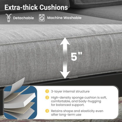 Outdoor Armchair Aluminum Black Gray Cushion 300 lb Set of 2 28in Wide