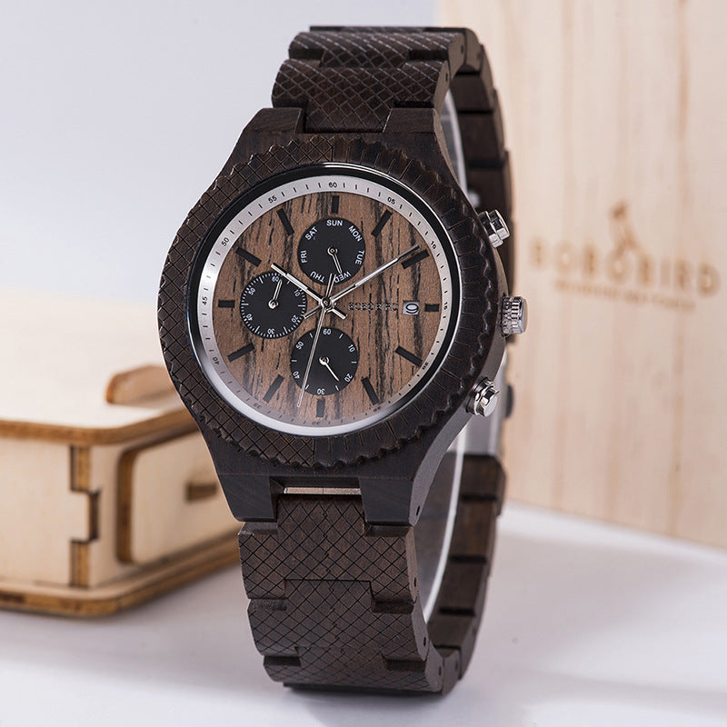 Unisex Sporty Wooden Watch