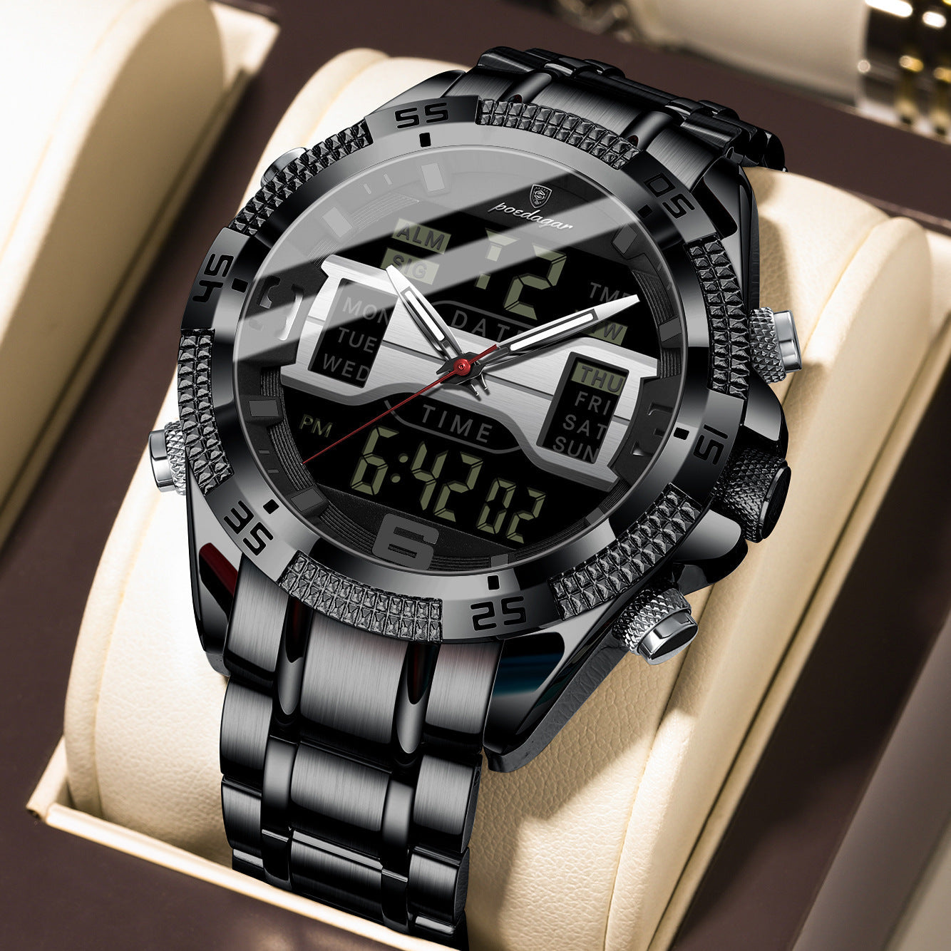 New Multifunctional Men's Watch Electronic Watch