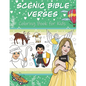Scenic Bible Verses Coloring Book for Kids - Paperback