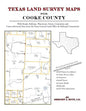 Texas Land Survey Maps for Cooke County - Paperback