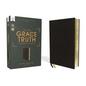 Nasb, the Grace and Truth Study Bible (Trustworthy and Practical Insights), Bonded Leather, Black, Red Letter, 1995 Text, Comfort Print - Bonded Leather