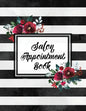 Hair Salon Appointment Book: Undated Daily Client Schedule Planner, Time Columns 7am - 9pm, 15 minute increments, Appointments Notebook - Paperback