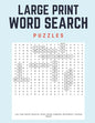 Large Print Word Search Puzzles: 60 Large Print Word Search Puzzles with Solutions - Paperback