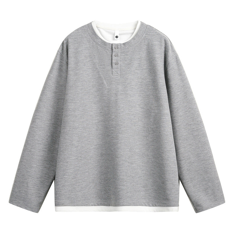 Henrys Mens Loose-fitting Long-sleeve Undershirt
