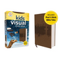 Niv, Kids' Visual Study Bible, Leathersoft, Bronze, Full Color Interior, Peel/Stick Bible Tabs: Explore the Story of the Bible---People, Places, and H - Imitation Leather
