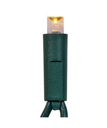 50-Light Warm White Soft Twinkle Green Wire LED Light Set