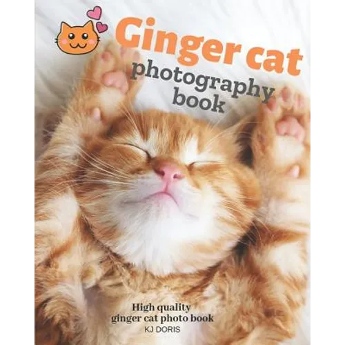 Ginger cat photography book: High quality ginger cat photo book - Paperback