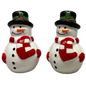 Ceramic Snowman Salt and Pepper Set