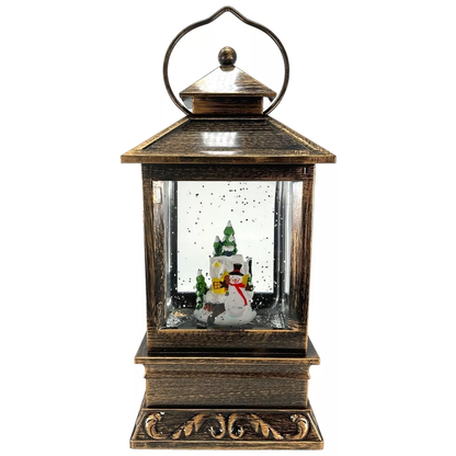 Holiday Lantern Snowglobe -