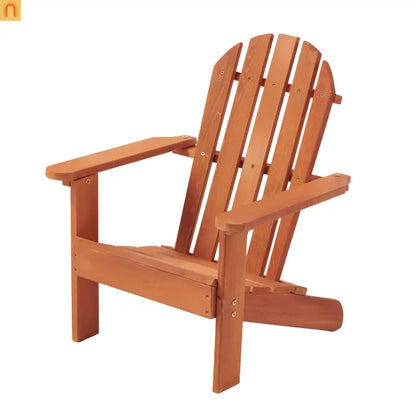 Outdoor Kids Adirondack Chair Hemlock Wood Red 80lb Capacity