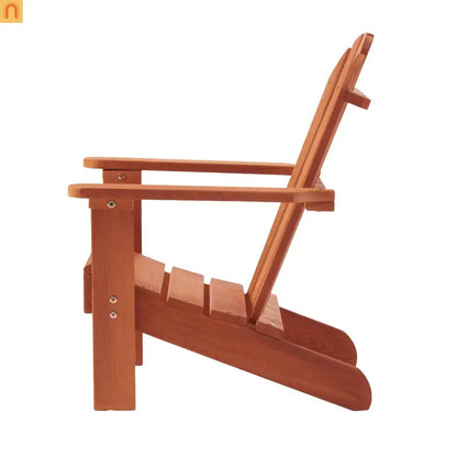 Outdoor Kids Adirondack Chair Hemlock Wood Red 80lb Capacity