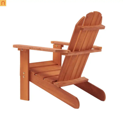 Outdoor Kids Adirondack Chair Hemlock Wood Red 80lb Capacity