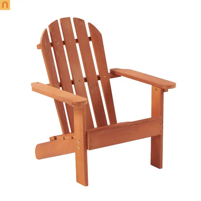 Outdoor Kids Adirondack Chair Hemlock Wood Red 80lb Capacity