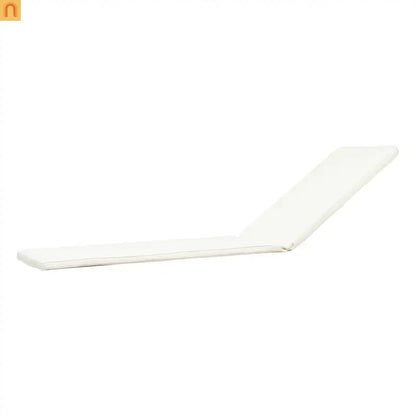 Outdoor Chaise Lounge Cushion Waterproof Fabric Cream 78.75in