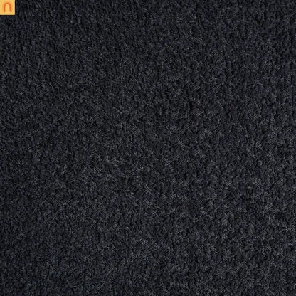 Accent Chair Farmhouse Boucle Black Wood Slender Base 27in Wide