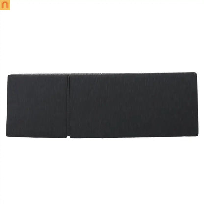 Chaise Lounge PE Rattan Black Dark Gray Cushion Adjustable 76in