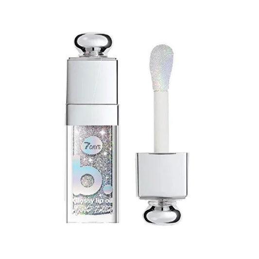 7Days B.Colour Holo Baby Winter Edition Lip Oil: High-Shine, Volumizing, Hydrating Vegan Lip Gloss for Soft, Plump Lips