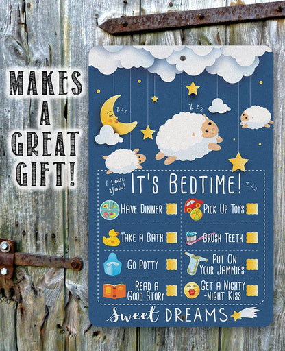 Child Bedtime - Metal Sign