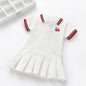 Children Dress Spring Summer Turn-Down Collar